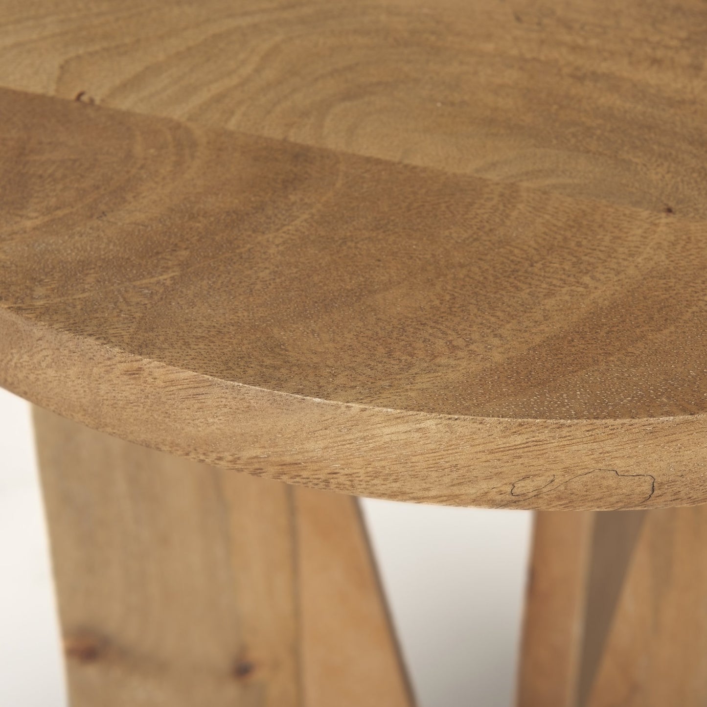 Mattius Light Wood Accent Table