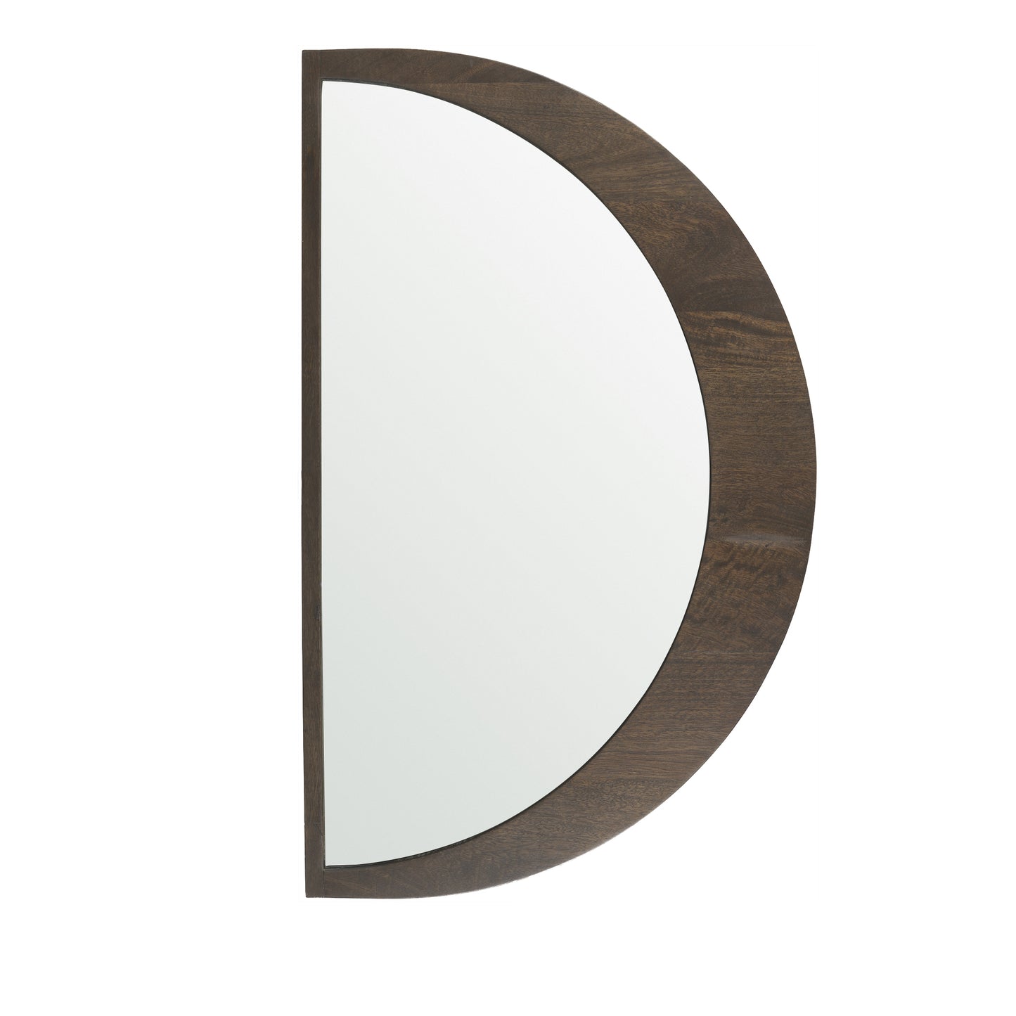 Celeste Dark Brown Wood Small Mirror