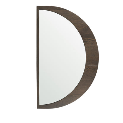 Celeste Dark Brown Wood Small Mirror