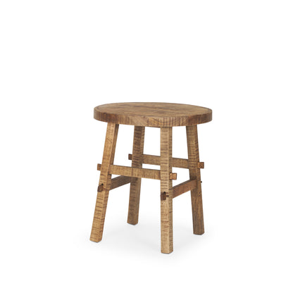 Rosie Small Brown Wood End Table