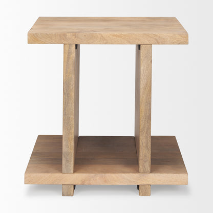 Nohr Light Brown Accent Table
