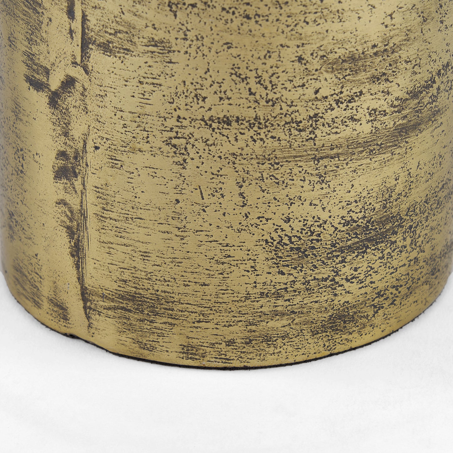 Quonset Tall Brass Finished Aluminum Metal Ornament