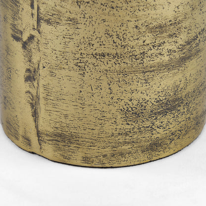 Quonset Tall Brass Finished Aluminum Metal Ornament