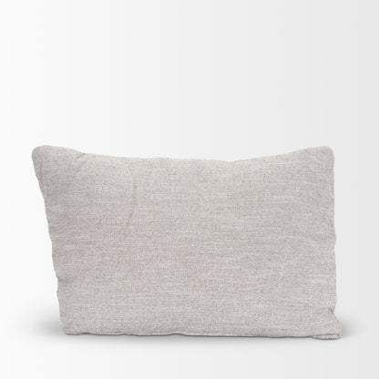 Halston Arm Pillow Light Gray Performance Fabric