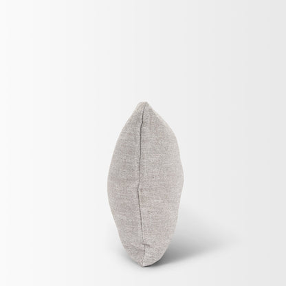 Halston Arm Pillow Light Gray Performance Fabric