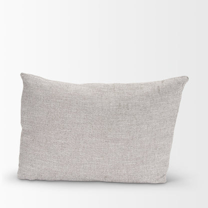 Halston Arm Pillow Light Gray Performance Fabric
