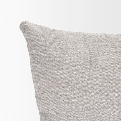 Halston Arm Pillow Light Gray Performance Fabric