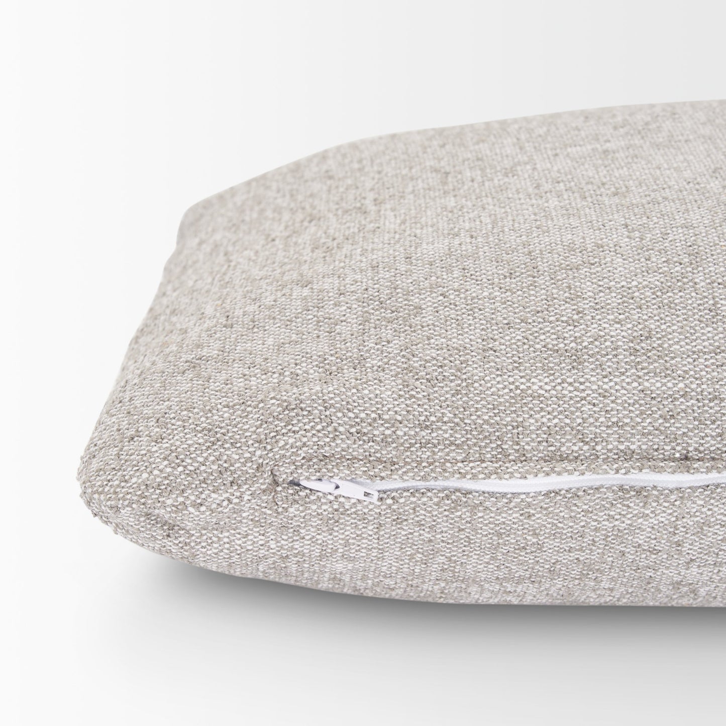 Halston Arm Pillow Light Gray Performance Fabric