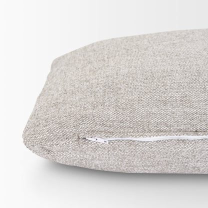 Halston Arm Pillow Light Gray Performance Fabric