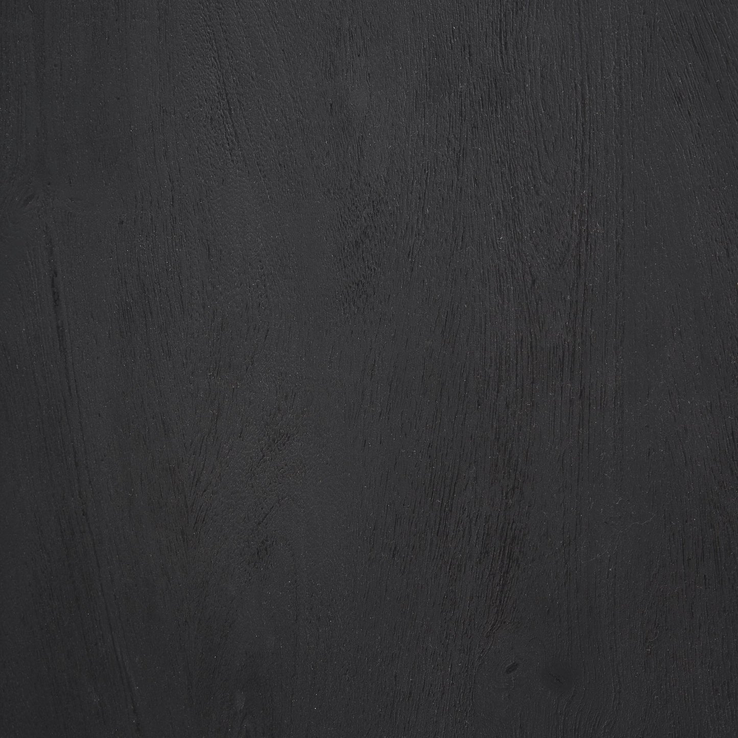 Maxine Hexagonal Black Wood Foyer Table