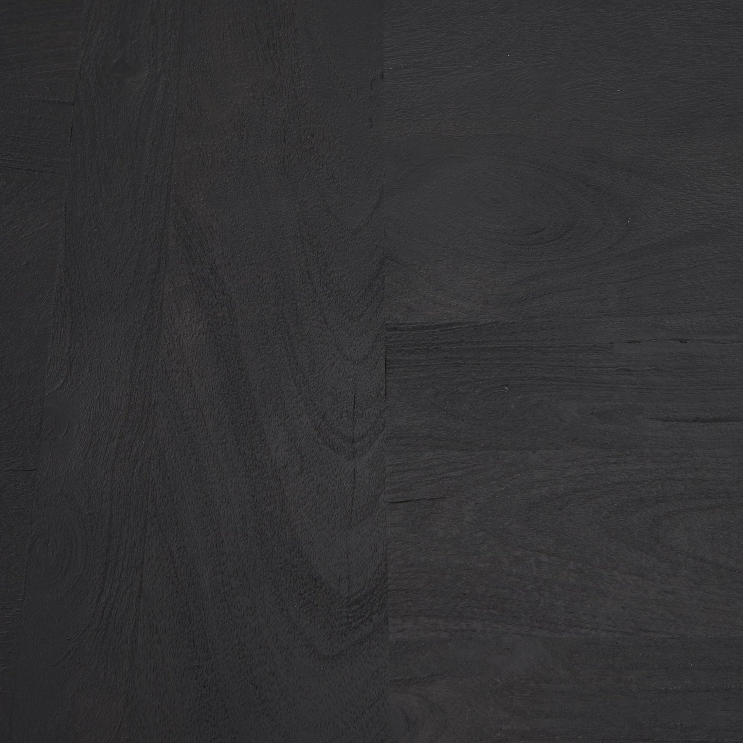 Rialto Two-Toned Black and Brown Wood Angular Leg Console Table