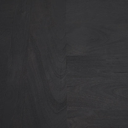 Rialto Two-Toned Black and Brown Wood Angular Leg Console Table