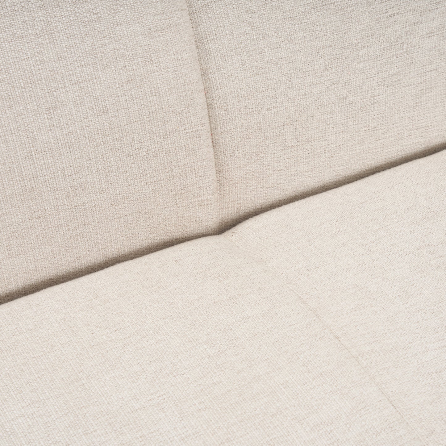 Hale Sofa W/ Medium Brown Wood and Oatmeal Fabric