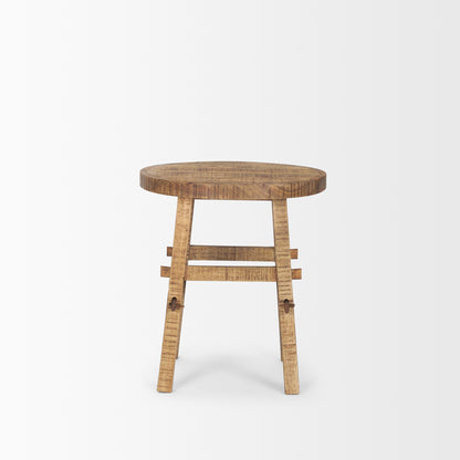Rosie Small Brown Wood End Table