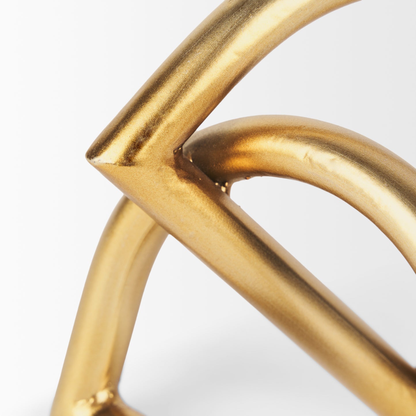 Locke Small Matte Gold Metal Decorative Object