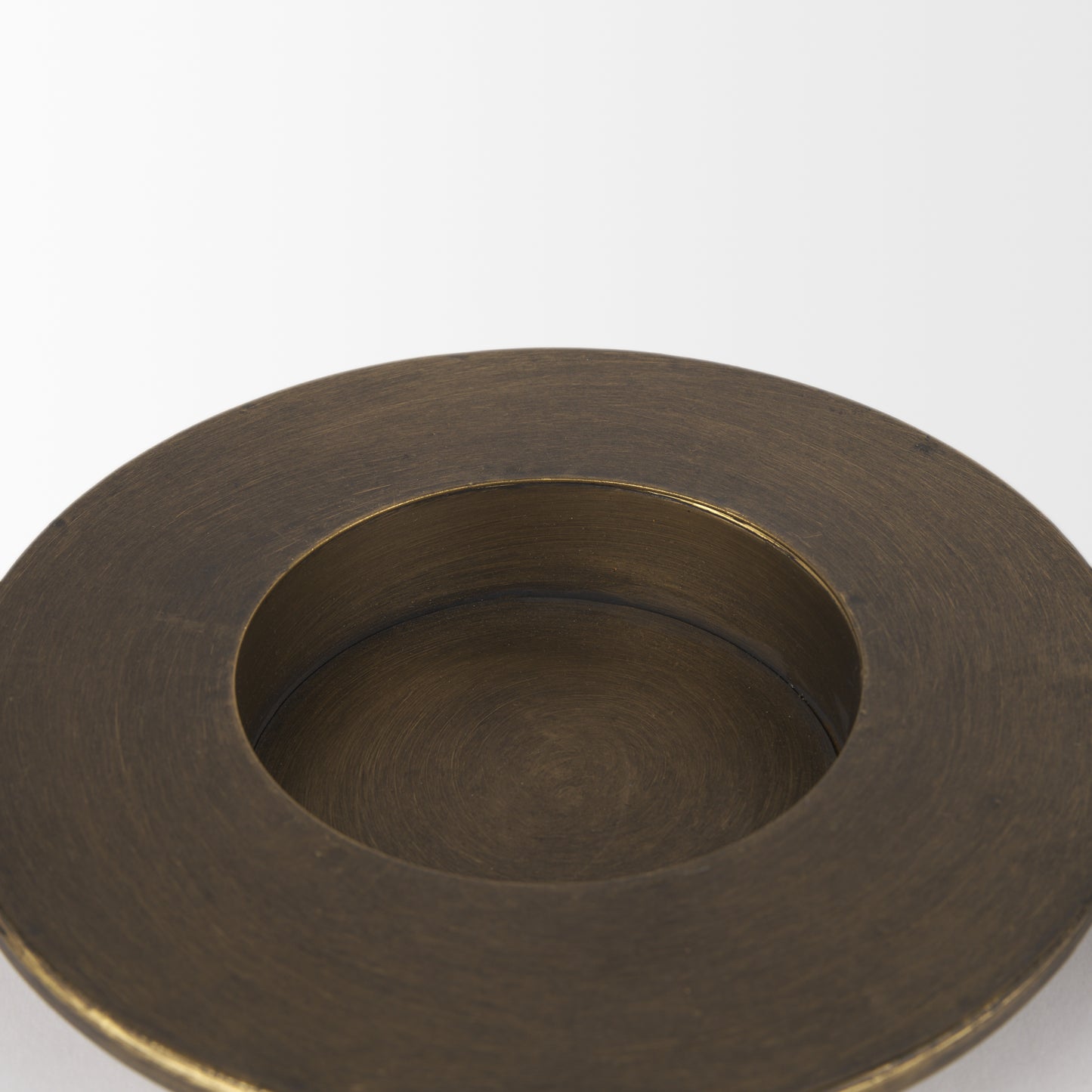 Vivian Gold Metal and Glass Hurricane Candle Holder (Set of 2)