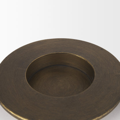 Vivian Gold Metal and Glass Hurricane Candle Holder (Set of 2)