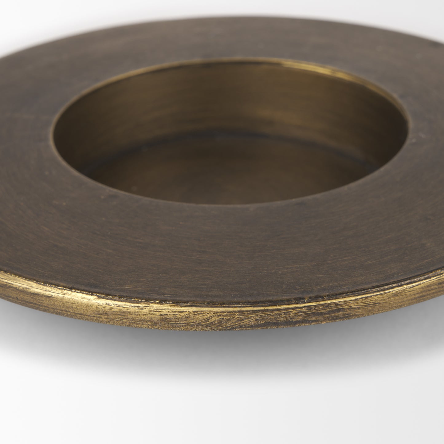 Vivian Gold Metal and Glass Hurricane Candle Holder (Set of 2)