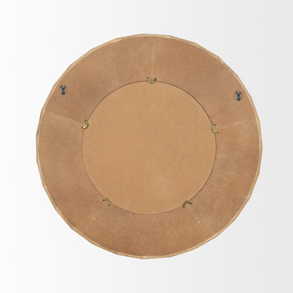 Ranela Black Beaded Wooden Wall Mirror