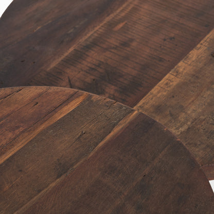 Iza Medium Brown Wooden Riser (Set of 2)