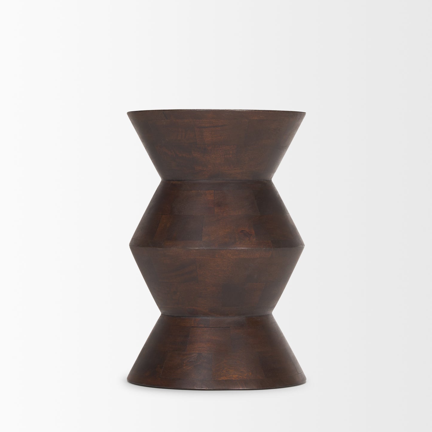 Odessa Dark Brown Wood Accent Table