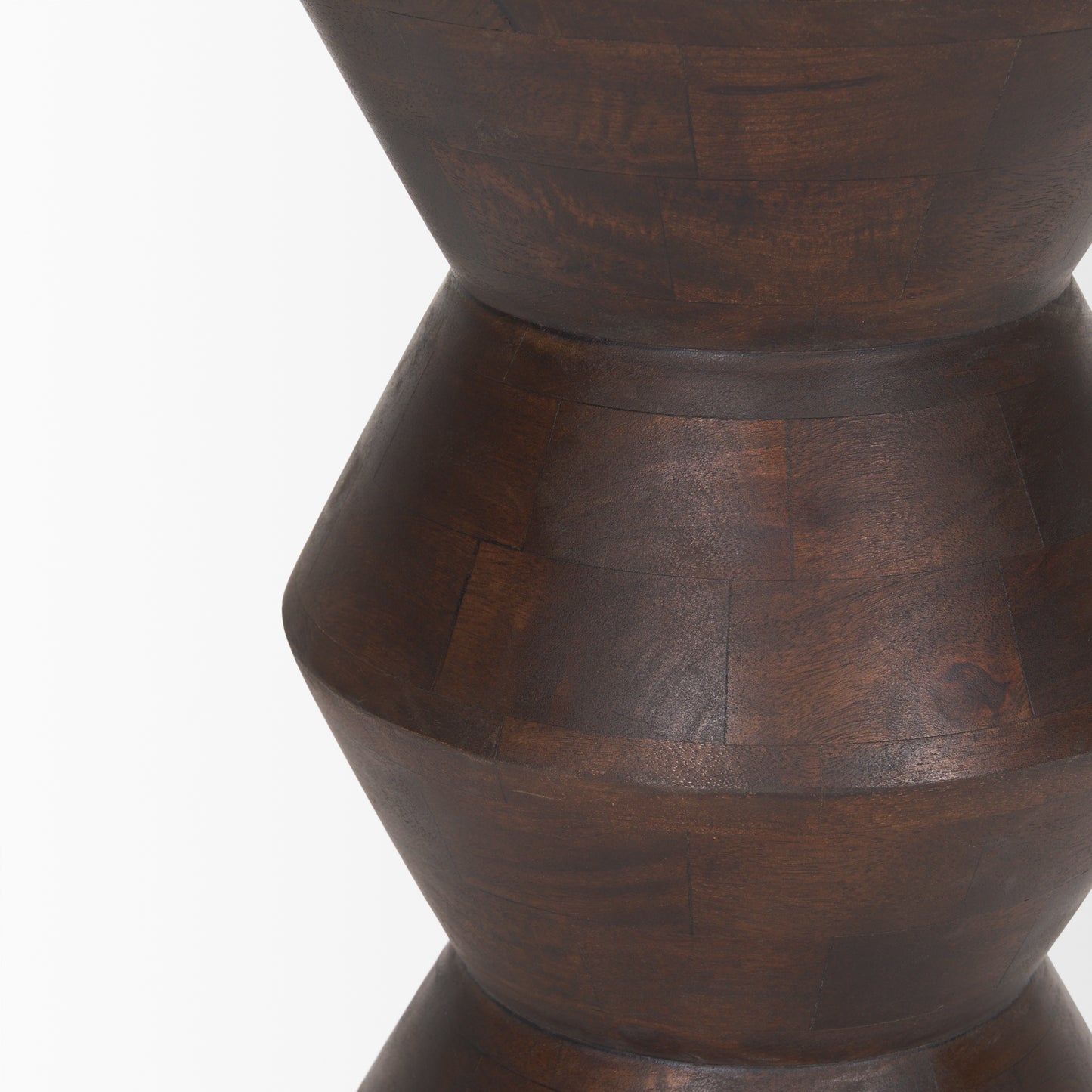 Odessa Dark Brown Wood Accent Table