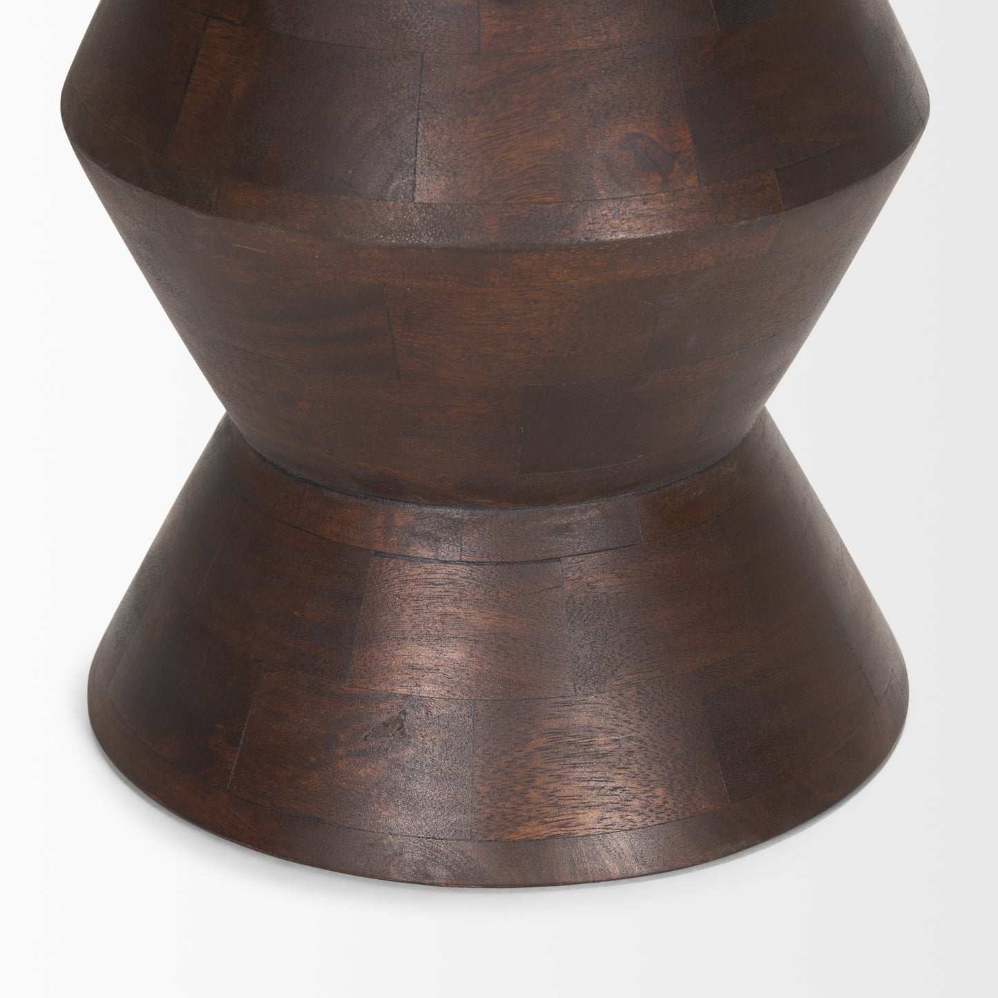 Odessa Dark Brown Wood Accent Table