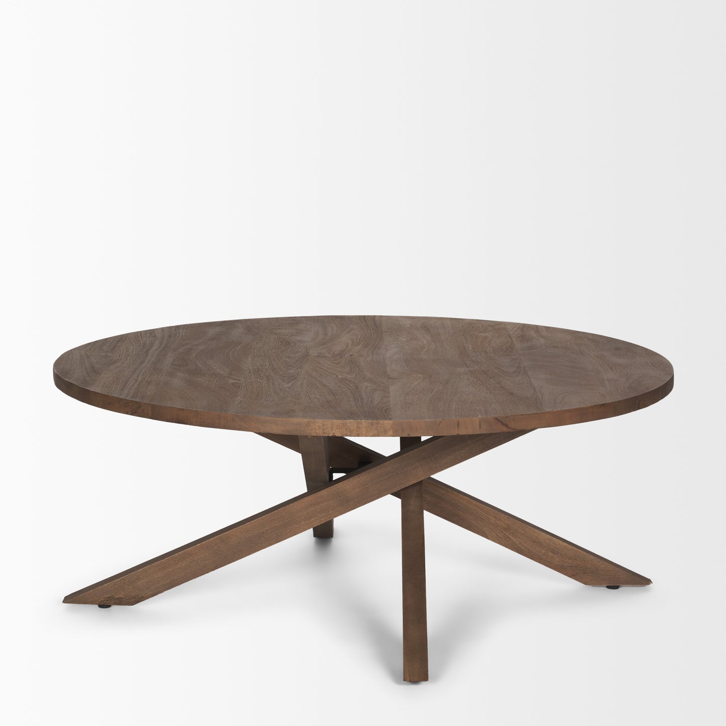 Solana Medium Brown Wood Coffee Table