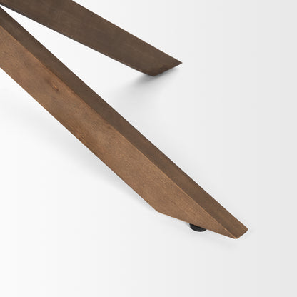 Solana Medium Brown Wood Coffee Table