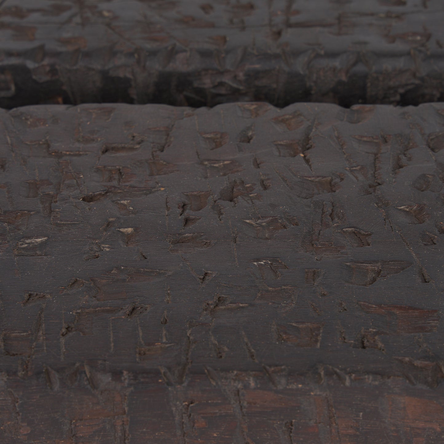 Shira Reclaimed Dark Brown Wooden Riser (Set of 2)