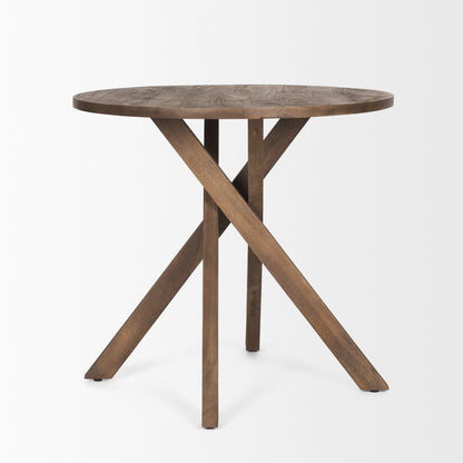 Solana Medium Brown Wood Foyer Table