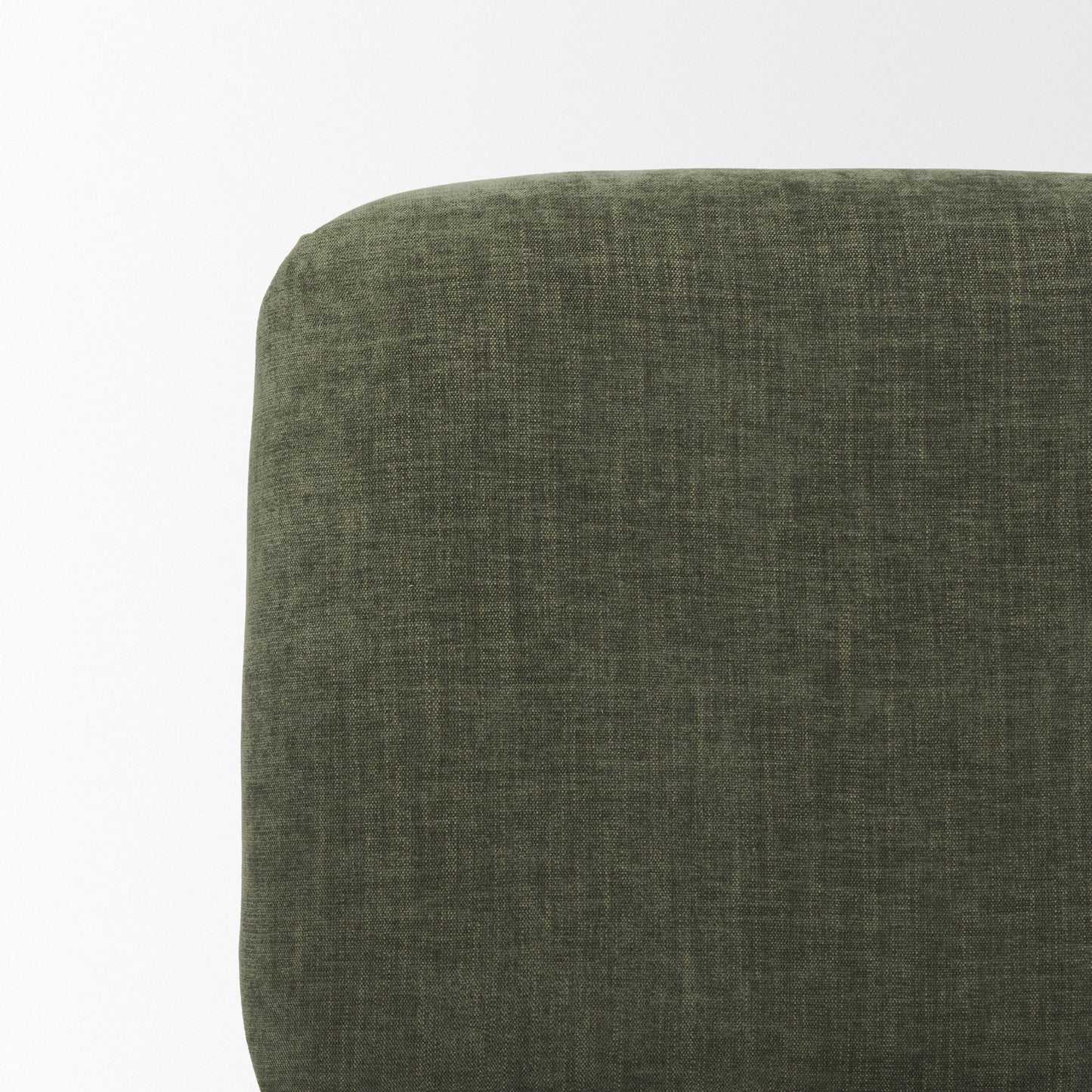 Nora Forest Green Fabric w/ Matte Black Metal Legs Accent Chair