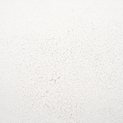 Karakum I Short White Textured Ceramic Vase