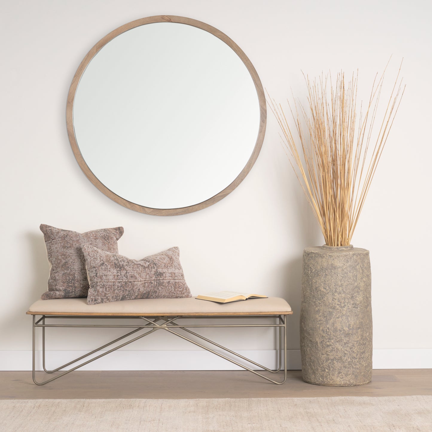 Khloe Taupe Lumbar Pillow Cover