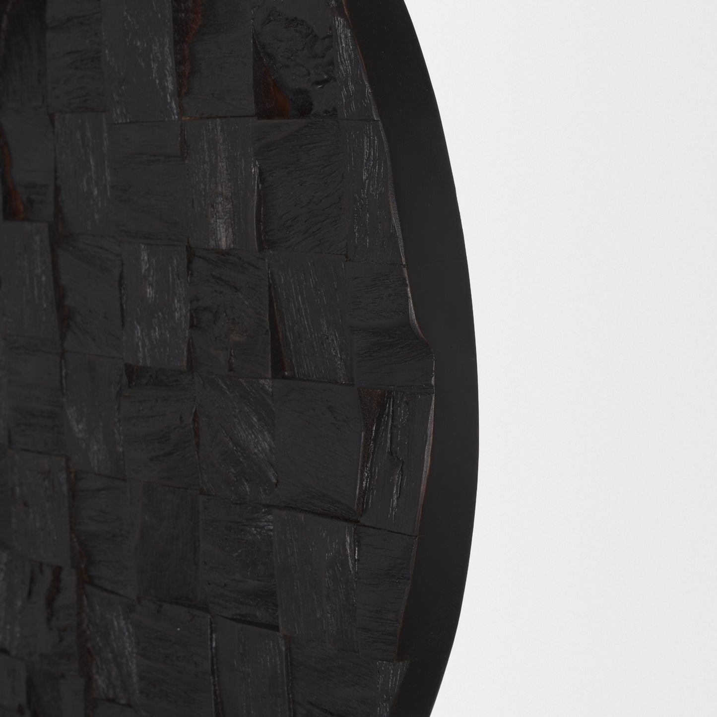 Into the Abyss I Dark Brown Wood 24" Wall Decor