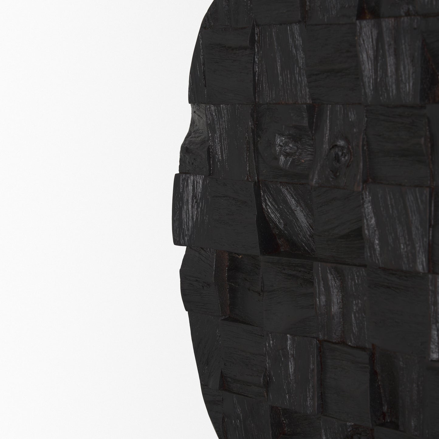 Into the Abyss I Dark Brown Wood 24" Wall Decor