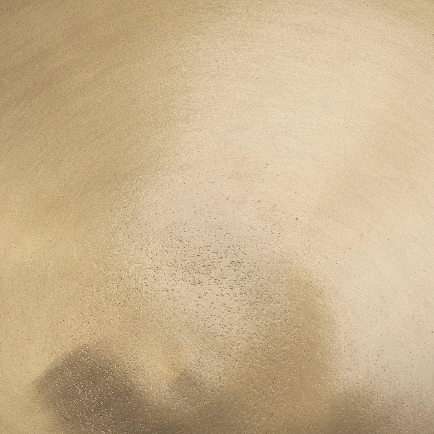 Roland Satin Brass Cast Aluminum Metal Accent Table