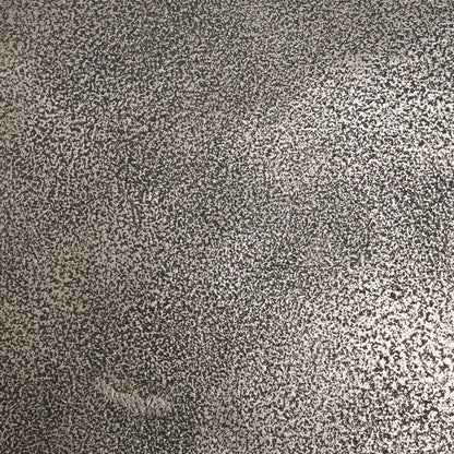 Bobbi Textured Polished Nickel Cast Aluminum Metal Accent Table