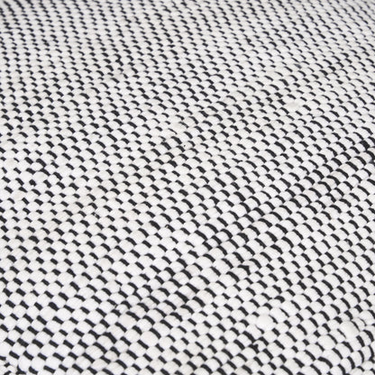 Samiya Jute w/ White Cotton Pouf