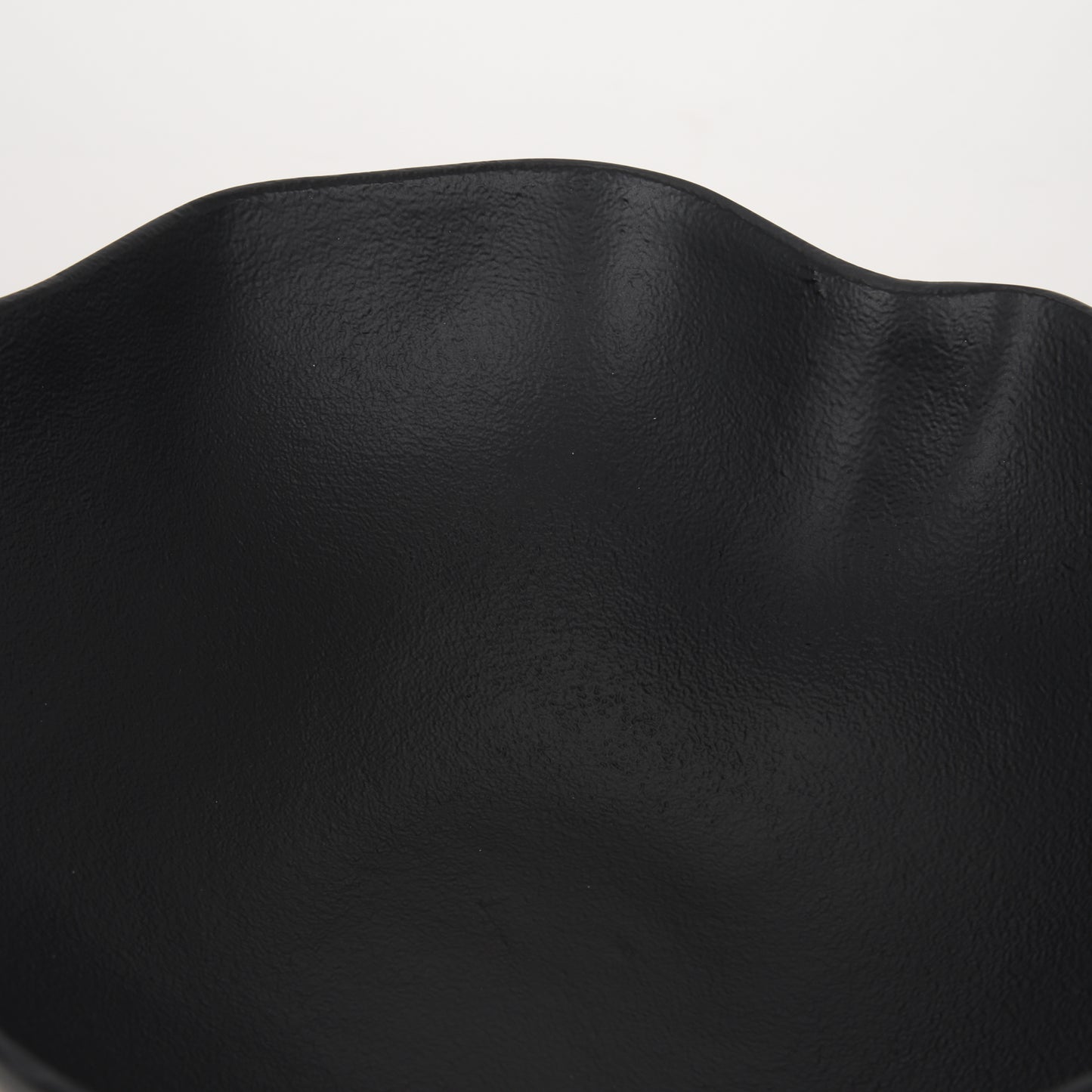 Radka Small Matte Black Metal Decorative Bowl