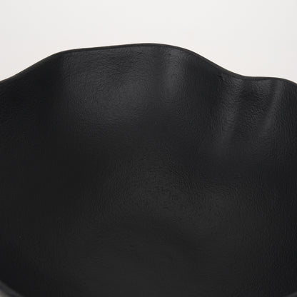Radka Small Matte Black Metal Decorative Bowl