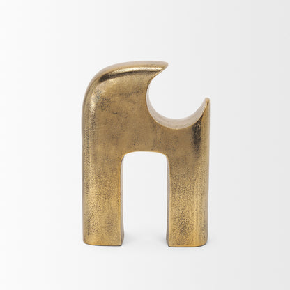 Renni Antiqued Brass Small Decorative Sculpture