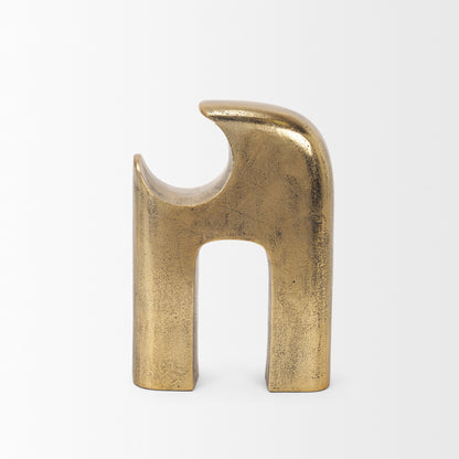 Renni Antiqued Brass Small Decorative Sculpture