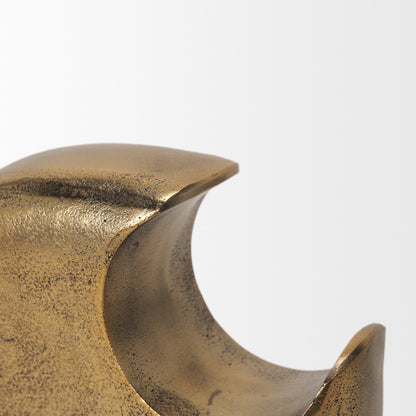 Renni Antiqued Brass Small Decorative Sculpture