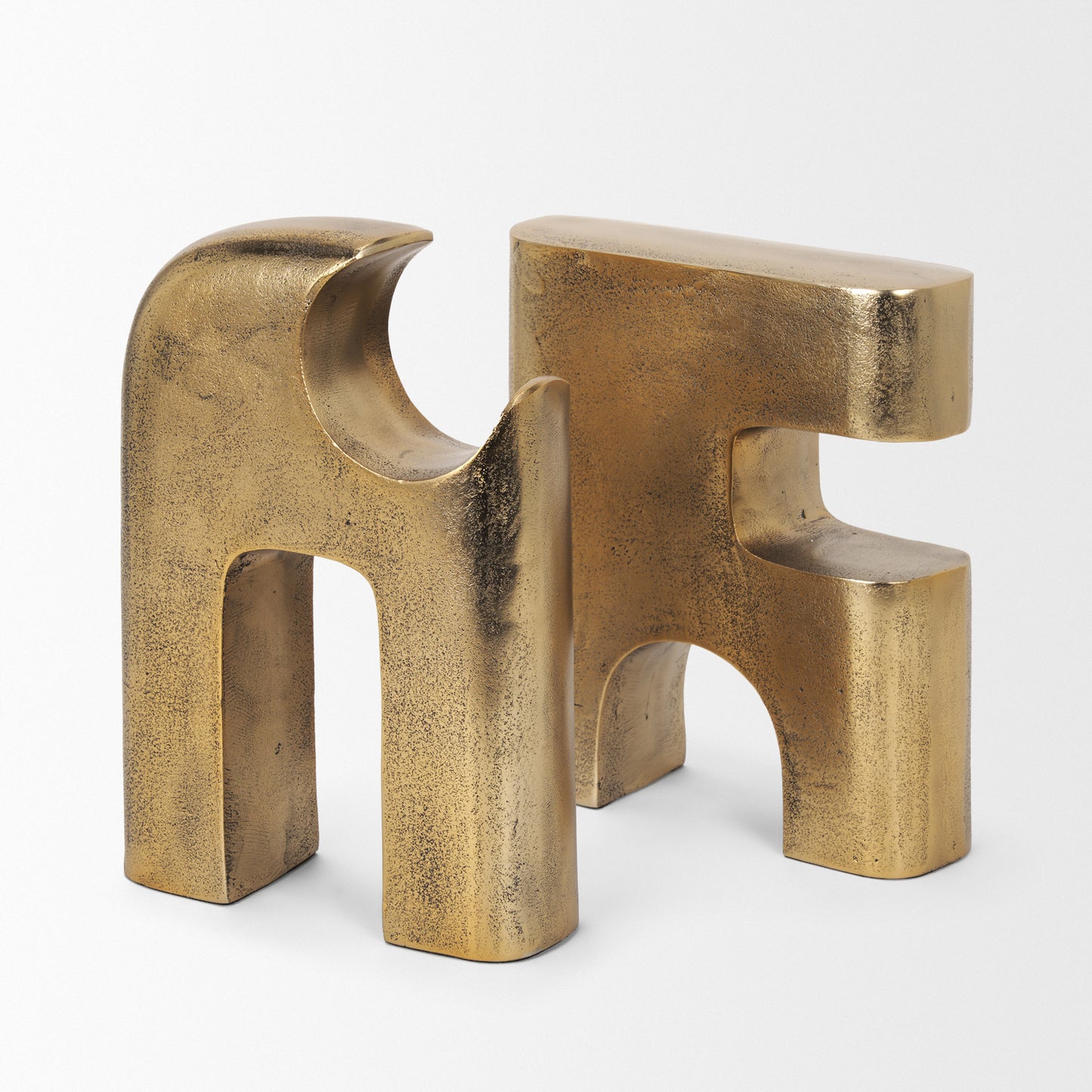 Renni Antiqued Brass Small Decorative Sculpture