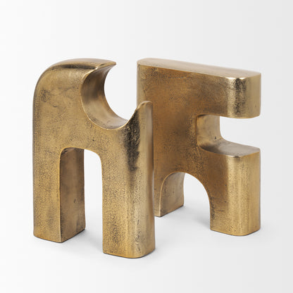 Renni Antiqued Brass Small Decorative Sculpture