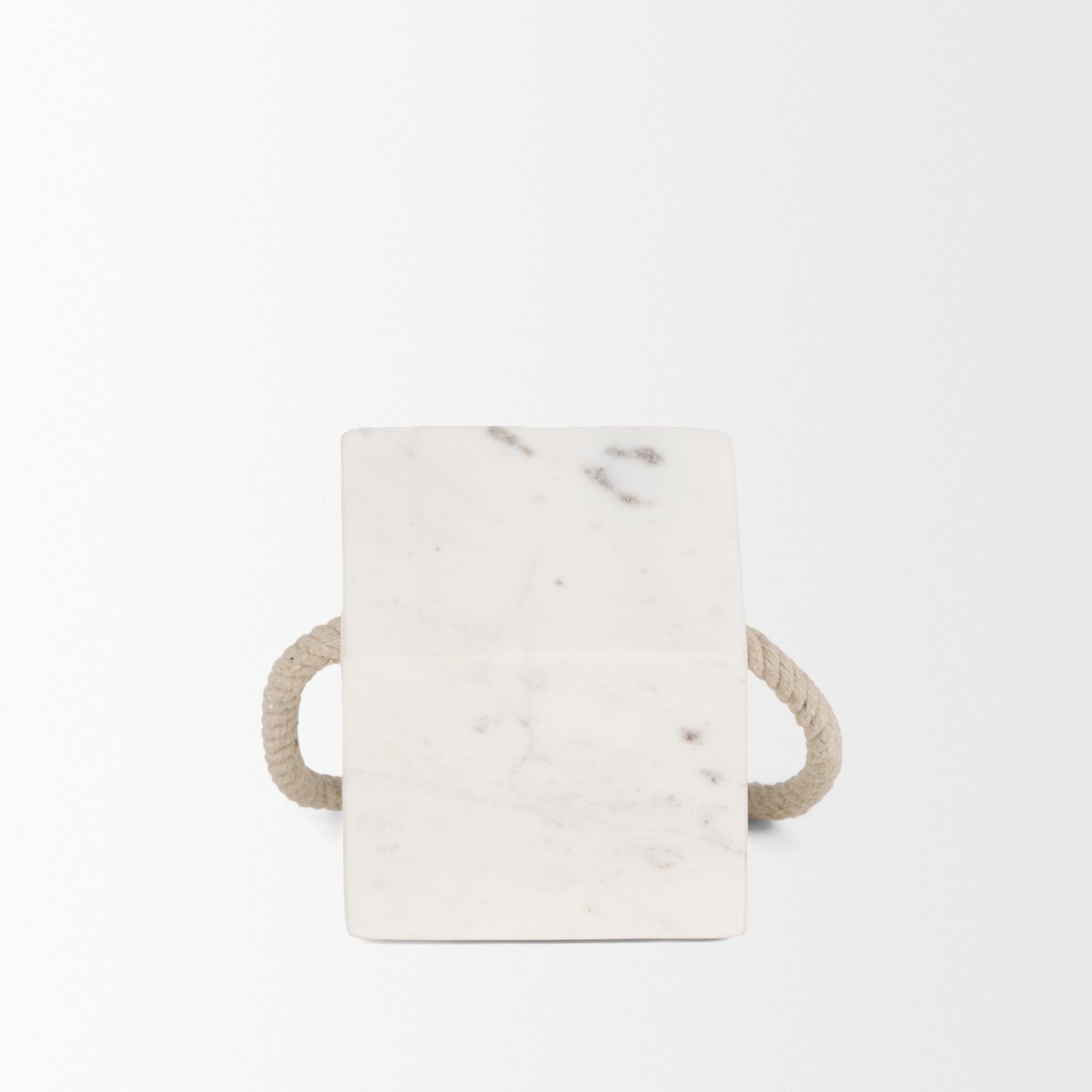 Raena White Marble House Door Stopper