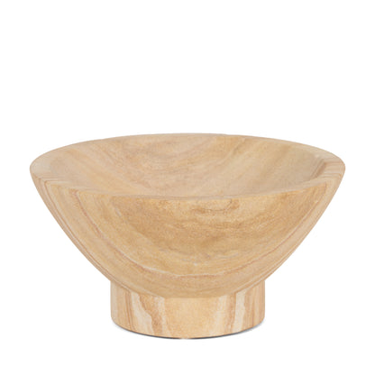 Ramira Beige Sandstone Decorative Pedestal Bowl