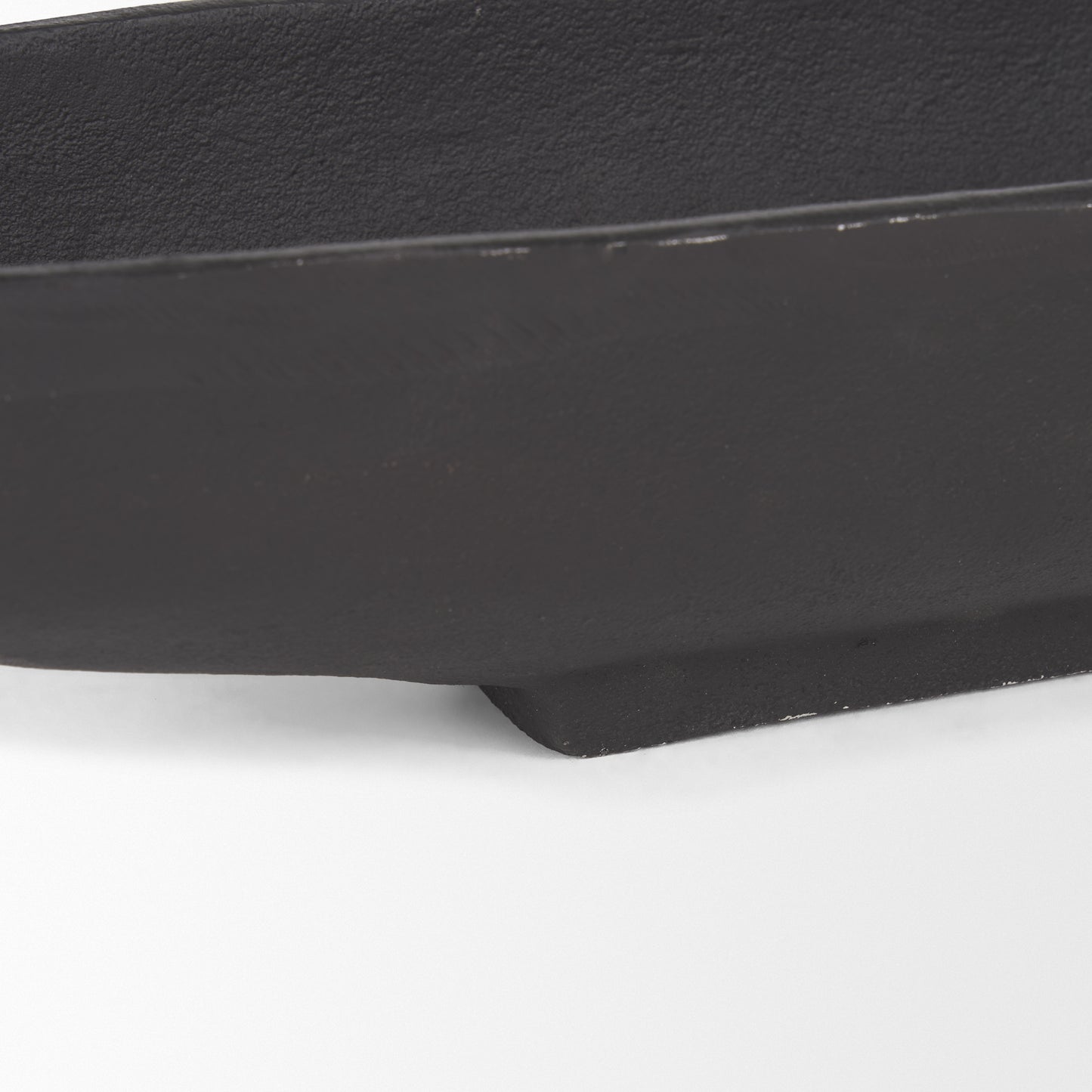 Piero Small Matte Black Metal Decorative Bowl