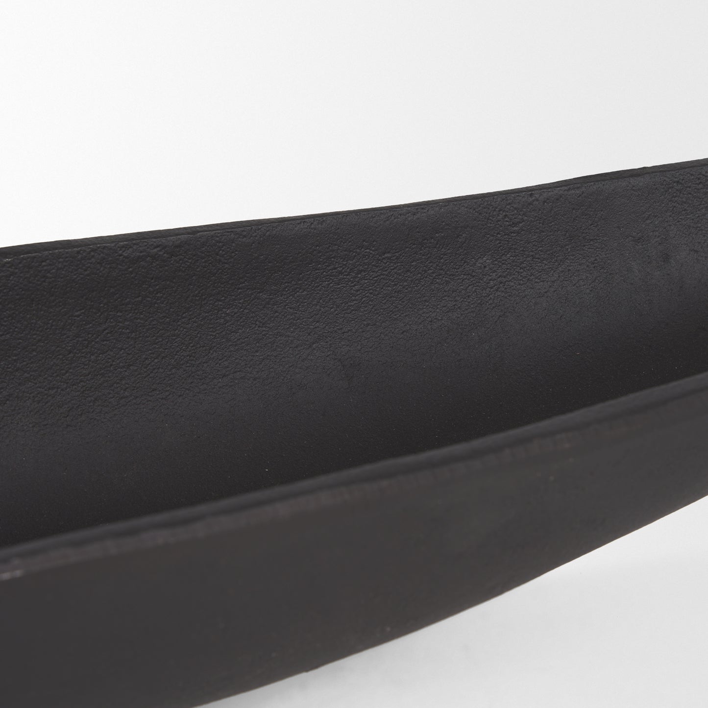 Piero Small Matte Black Metal Decorative Bowl